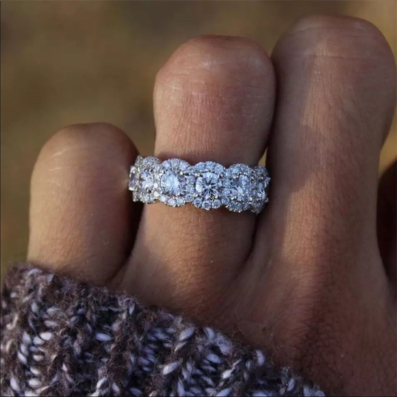 Jewelry - New Luxury Silver CZ Women's Wedding Ring